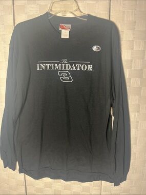 The Intimidator Long Sleeve Graphic Tee - Black & White
